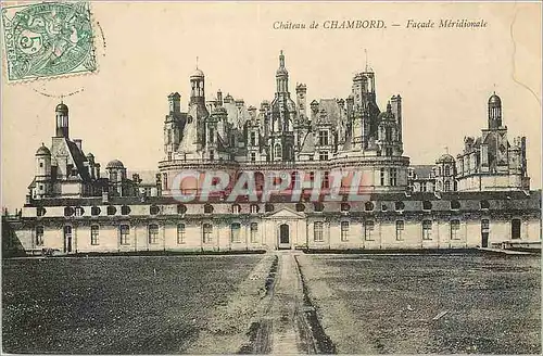 Ansichtskarte AK Chateau de Chambord Facade Meridionale