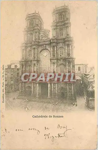 Cartes postales Cathedrale de Rennes