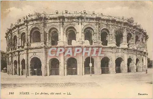 Ansichtskarte AK Nimes Les Arenes cote ouest