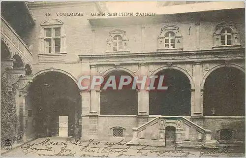 Cartes postales Toulouse Galerie dans l'Hotel d'Assezas