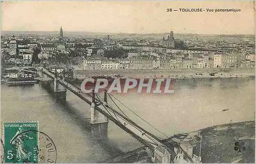 Cartes postales Toulouse Vue panoramique