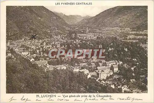 Cartes postales Luchon Vue generale prise de la Chaumiere