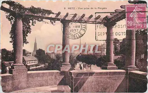 Cartes postales Metz Vue prise de la Pergola