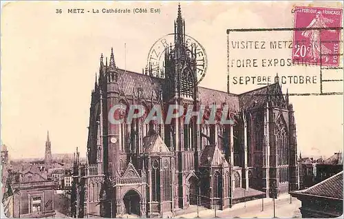 Cartes postales Metz La Cathedrale Cote Est