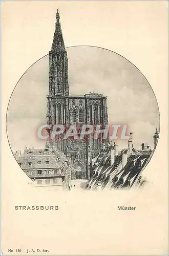 Cartes postales Strassburg Munster