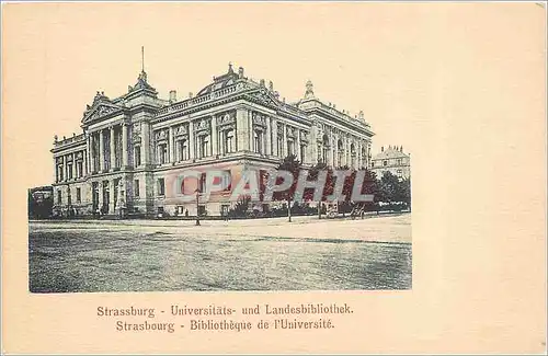 Cartes postales Strasbourg Bibliotheque de l'Universite