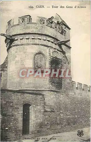 Cartes postales Caen Tour des Gens d'Armes