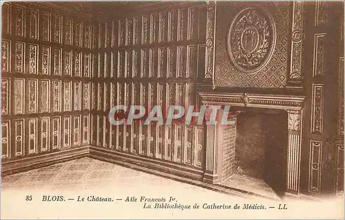 Ansichtskarte AK Blois Le Chateau Aile Francois La Bibliotheque de la Catherine de Medicis