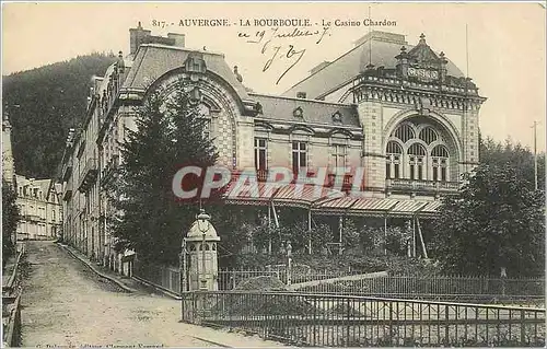 Ansichtskarte AK Auvergne La Bourboule Le Casino Chardon