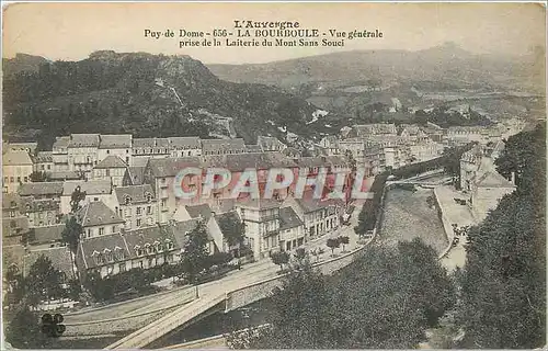 Cartes postales Puy de Dome La Bourboule Vue generale prise de la Laiterie du Mont Sans Souci