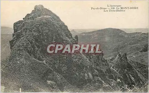 Cartes postales Puy de Dome Le Mont Dore Les Trois Diables