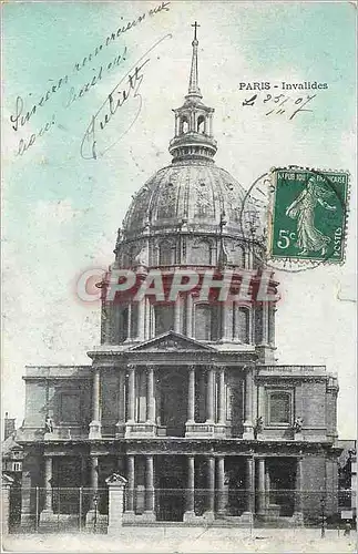 Cartes postales Paris Invalides