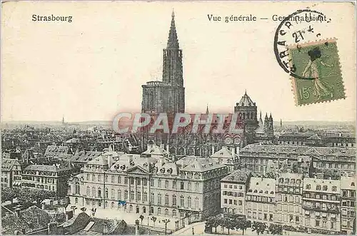Cartes postales Strasbourg Vue generale