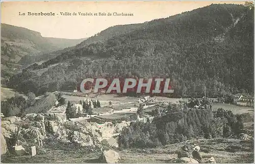 Cartes postales La Bourboule Vallee de Vendeix et Bois de Charlannes