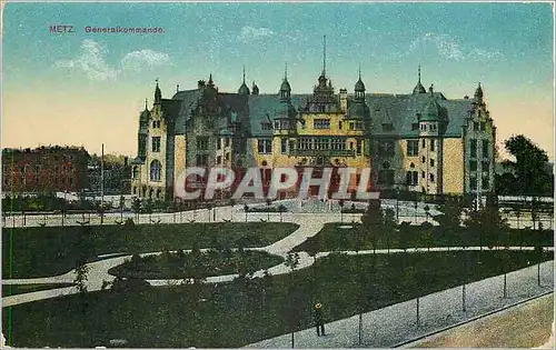 Cartes postales Metz Generalkommando