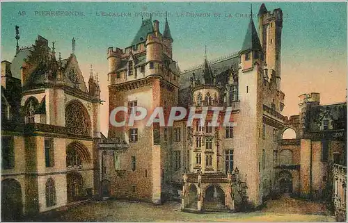 Cartes postales Pierrefonds L'Escalier