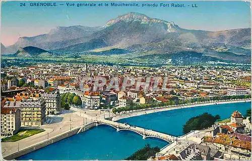 Cartes postales GRENOBLE - Vue generale et le Moucherotte