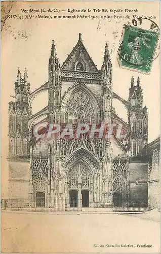 Cartes postales Vendome - Eglise de la Trinit�