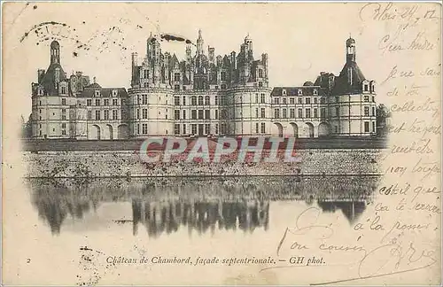 Ansichtskarte AK CH�TEAU DE CHAMBORD  fa�ade septentrionale