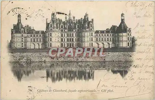 Cartes postales CH�TEAU DE CHAMBORD  fa�ade septentrionale