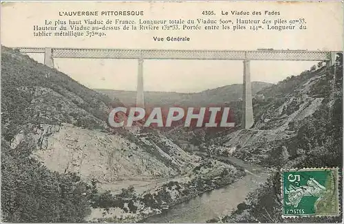 Ansichtskarte AK L'AUVERGNE PITTORESQUE Le Viaduc des Fades