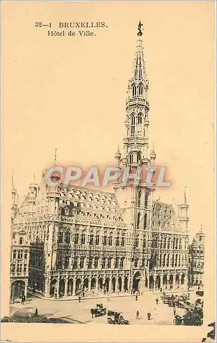 Cartes postales Bruxelles - Hotel de ville