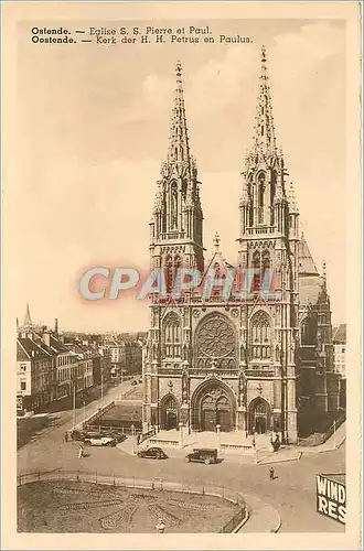Cartes postales Ostende - Eglise S. S. Pierre et Paul
