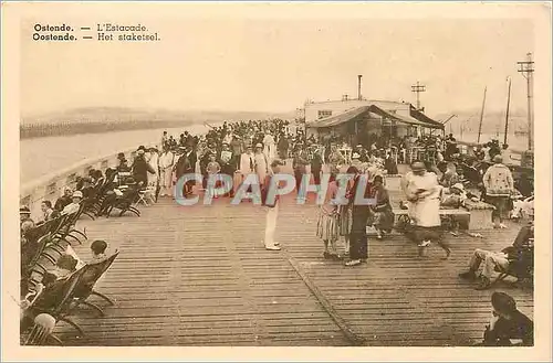 Cartes postales Ostende - L'Estacade