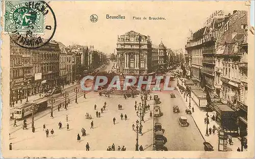Cartes postales Bruxelles Place de Brouck�re
