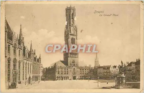 Cartes postales Bruges La Grand'Place
