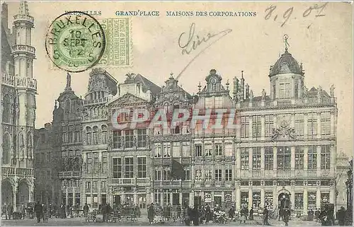 Ansichtskarte AK Bruxelles Grand'Place  Maisons des Corporations