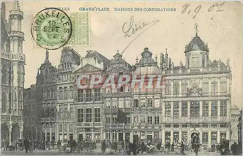 Cartes postales Bruxelles Grand'Place  Maisons des Corporations