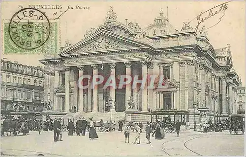 Cartes postales Bruxelles La Bourse