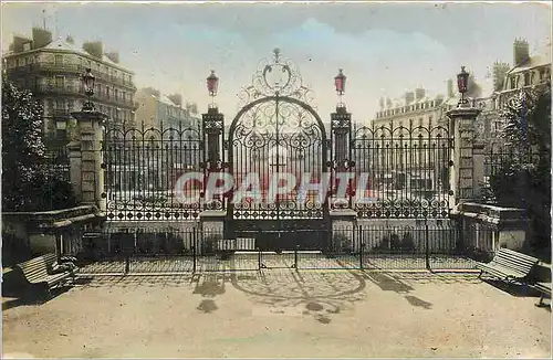 Cartes postales moderne Dijon Les grilles de l'entr�e du Jardin Darcy