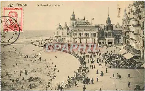 Cartes postales Ostende Le Kursaal et la Palge