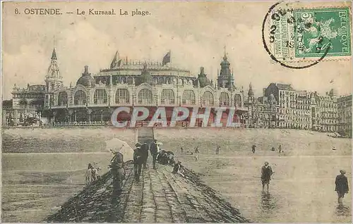 Cartes postales Ostende Le Kursaal et la Palge