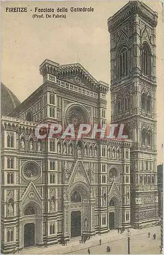 Cartes postales FIRENZE Facclata della cattedrale