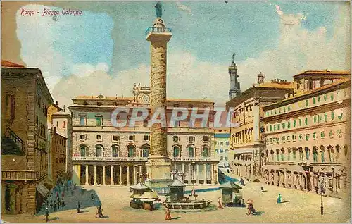 Cartes postales Roma - Piazza Colonna