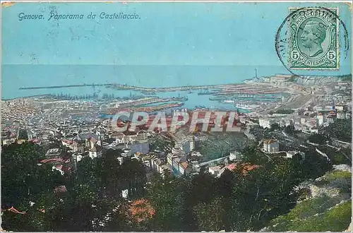 Cartes postales Genova Panorama da Casteliaccio