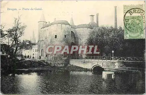 Cartes postales Bruges Porte de Gand