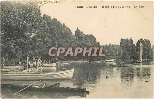 Cartes postales Paris  Bois de Boulogne Le Lac