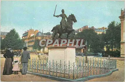 Cartes postales Paris  Carrefour St-Augustin Statue de Jeanne d'Arc