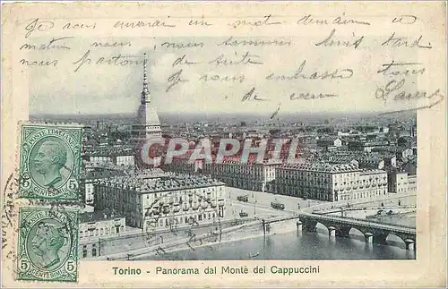 Cartes postales Torino - Panorama dal Mont� del Cappuccino