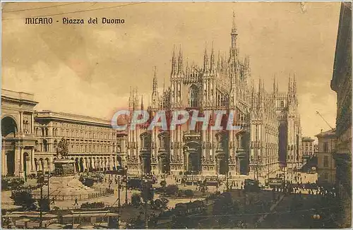 Cartes postales MILANO - Piazza del Duomo
