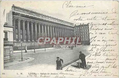 Cartes postales LYON Palais de Justice