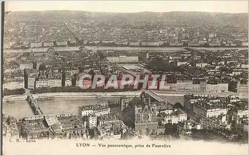 Ansichtskarte AK LYON Panoramique  prise de Fourvi�re