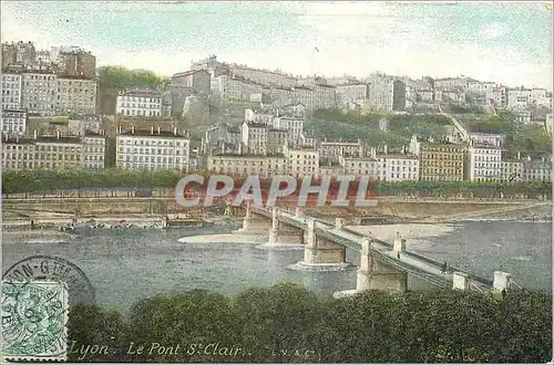 Ansichtskarte AK Lyon Le Pont St-Clair