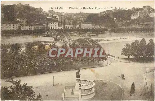 Cartes postales Lyon Pont de la Boucle - Coteau de la Croix-Rousse