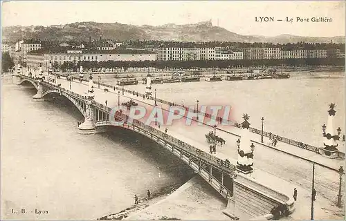 Ansichtskarte AK Lyon Le Pont Galli�ni