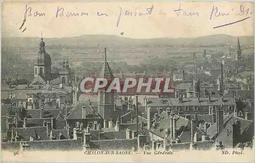 Cartes postales Chalon vue generale